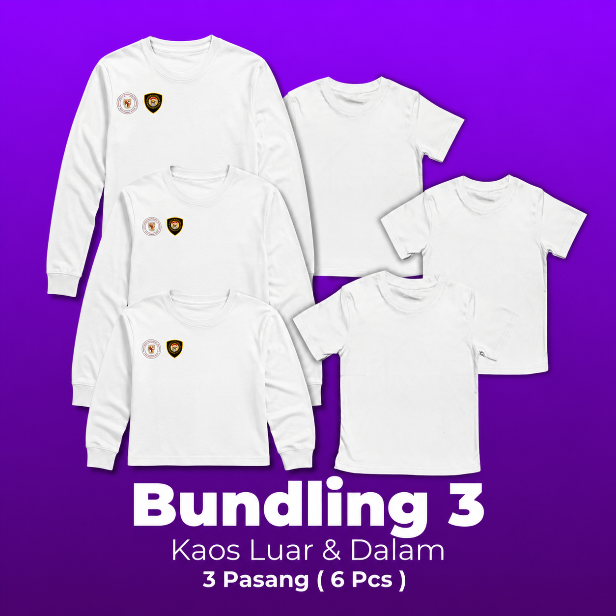 Paket Bundling 3 (Lengan Panjang)